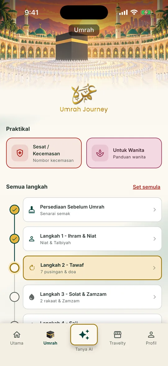 Panduan langkah demi langkah