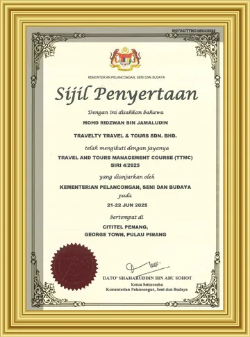 Sijil Travel and Tours Management Course (TTMC), MOTAC